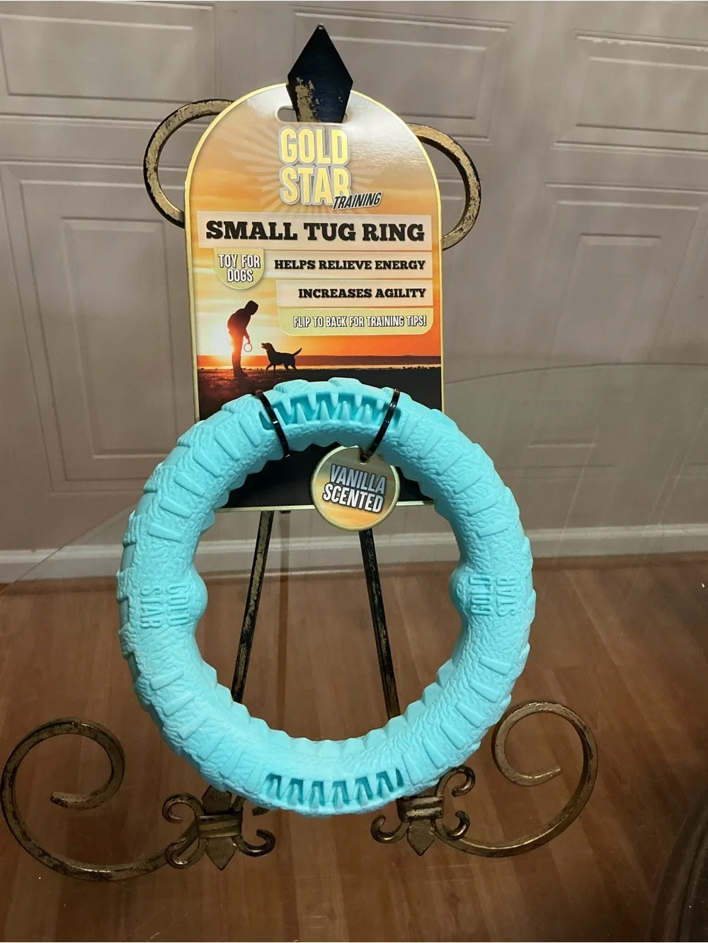 Brand New Gold Start Small Tug Ring 6-inch Vanilla Scented